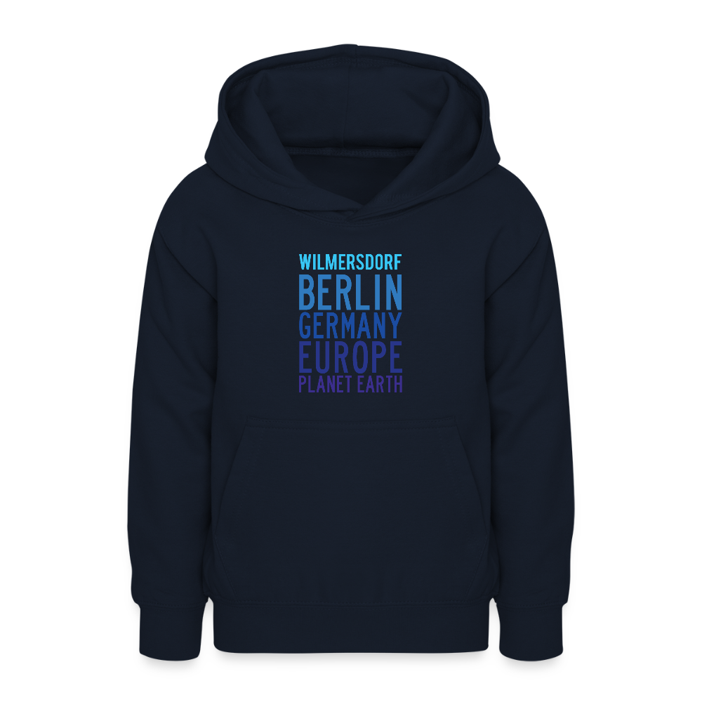 Wilmersdorf Planet Earth - Teenager Hoodie - Navy