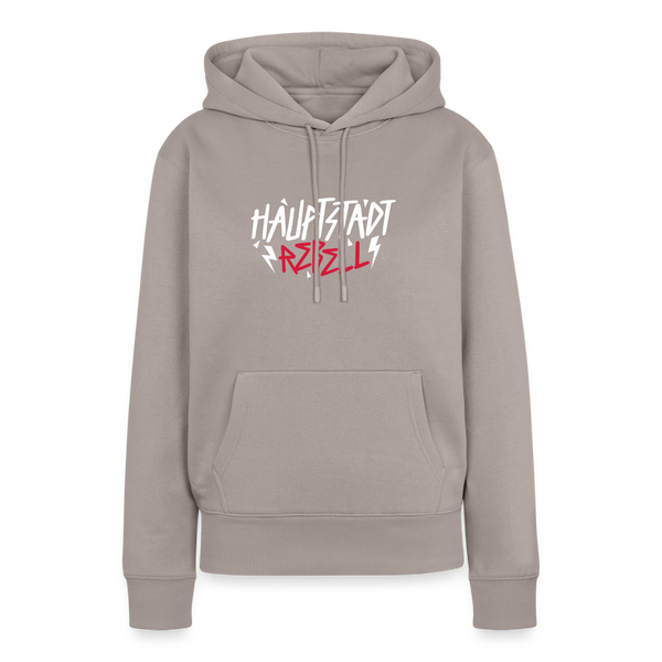 Haupstadt Rebell - Frauen Premium Hoodie - Taupe