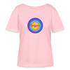 Marzahn Retro - Relaxed Rundhals Frauen Bio-T-Shirt - Hellrosa
