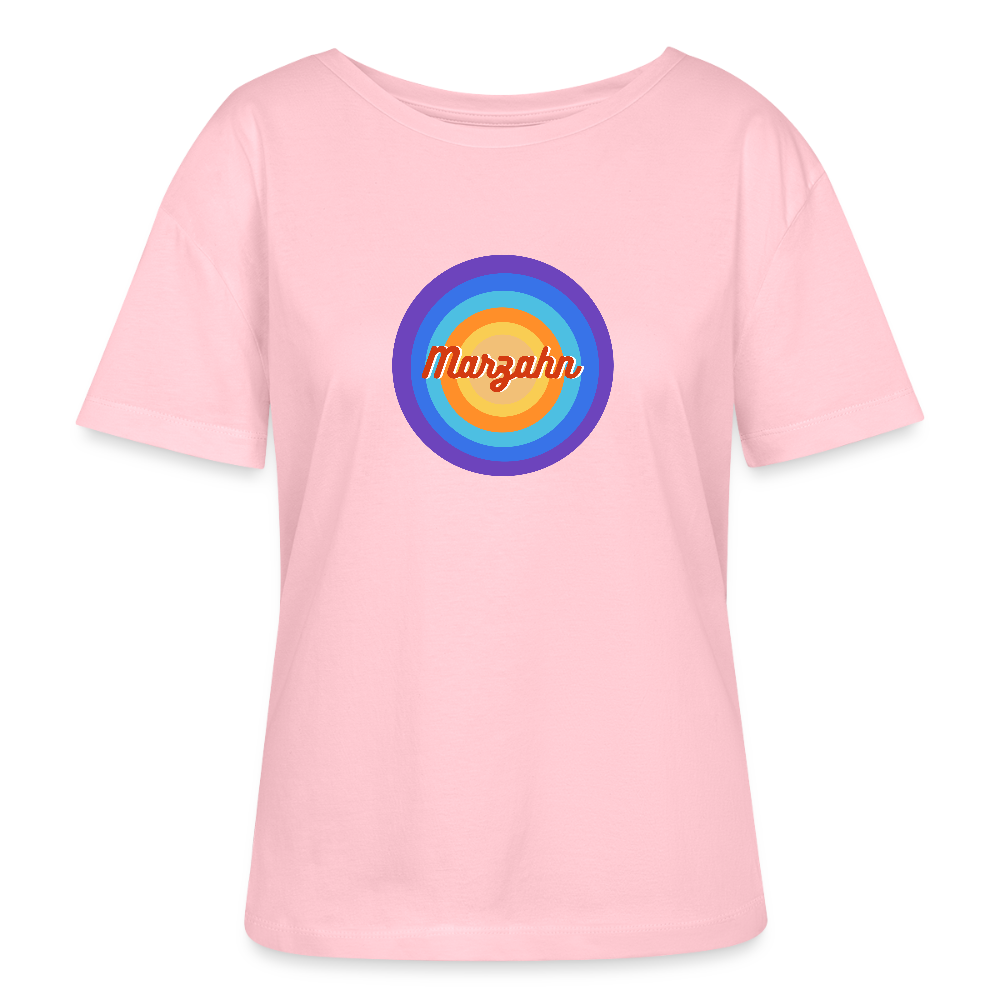 Marzahn Retro - Relaxed Rundhals Frauen Bio-T-Shirt - Hellrosa