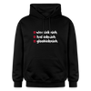 weesicknich, habicknich, gloobicknich - Hoodie - Schwarz