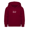 Dit is dufte - Kinder Hoodie - Bordeaux