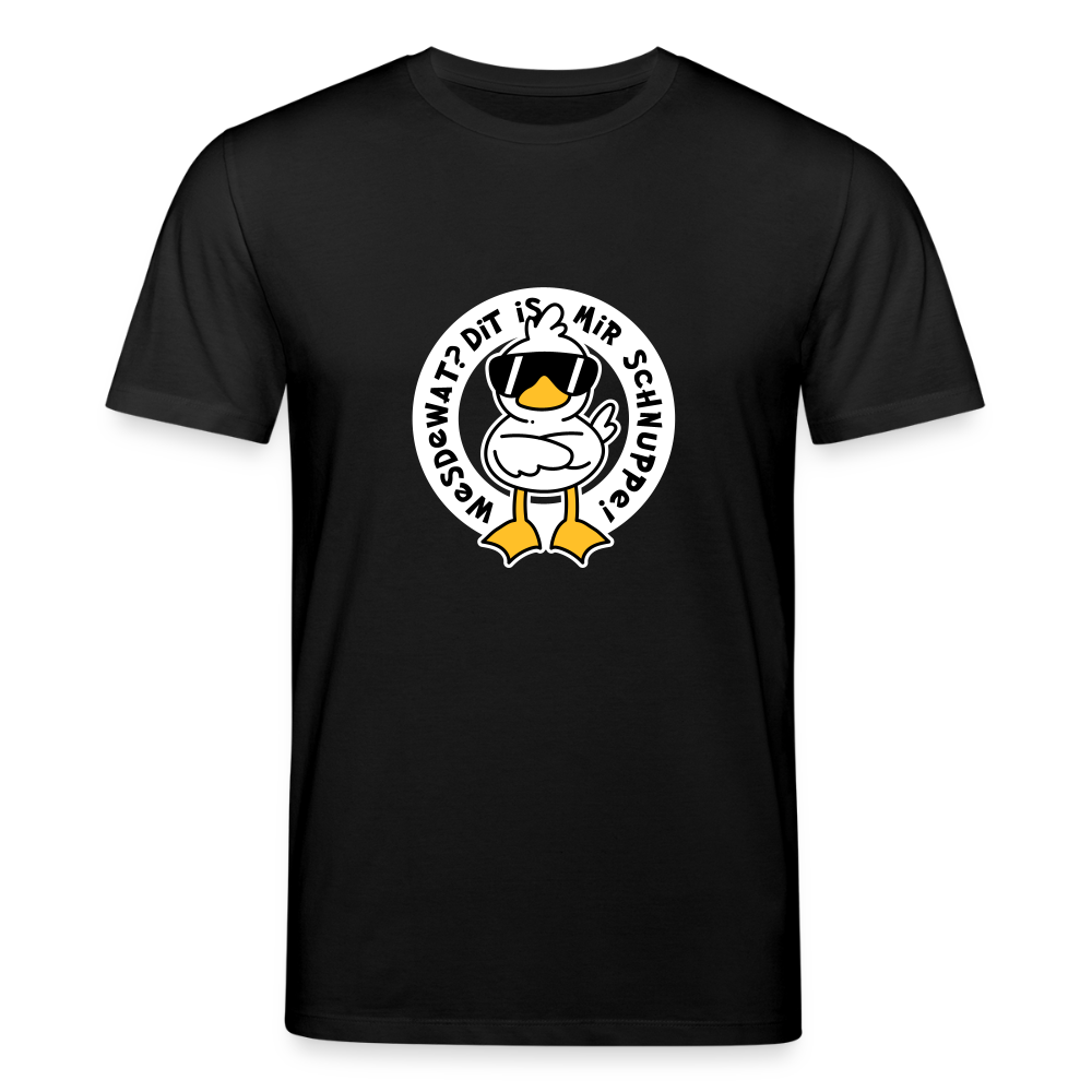 Wesdewat? - Unisex Bio T-Shirt - Schwarz