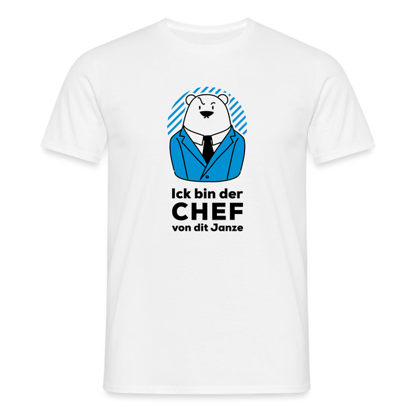 Chef - Männer Premium T-Shirt - Weiß