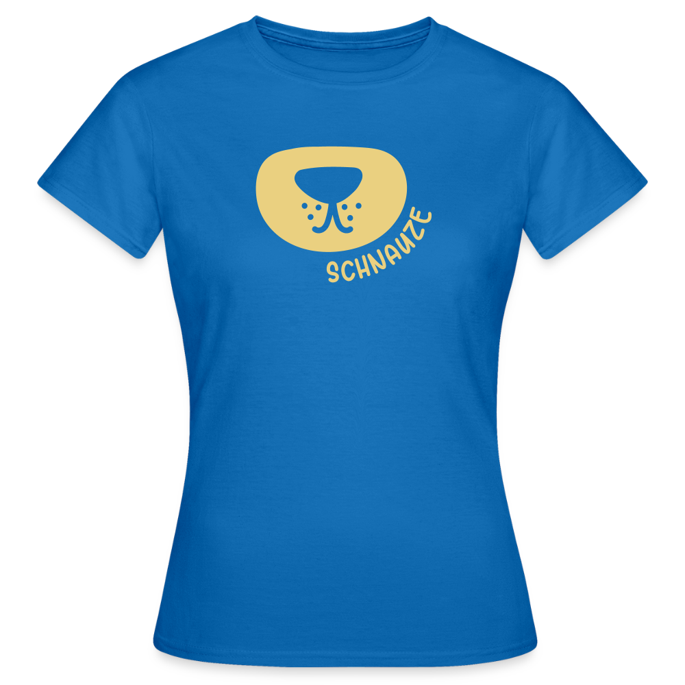 Schnauze - Frauen Premium T-Shirt - Royalblau