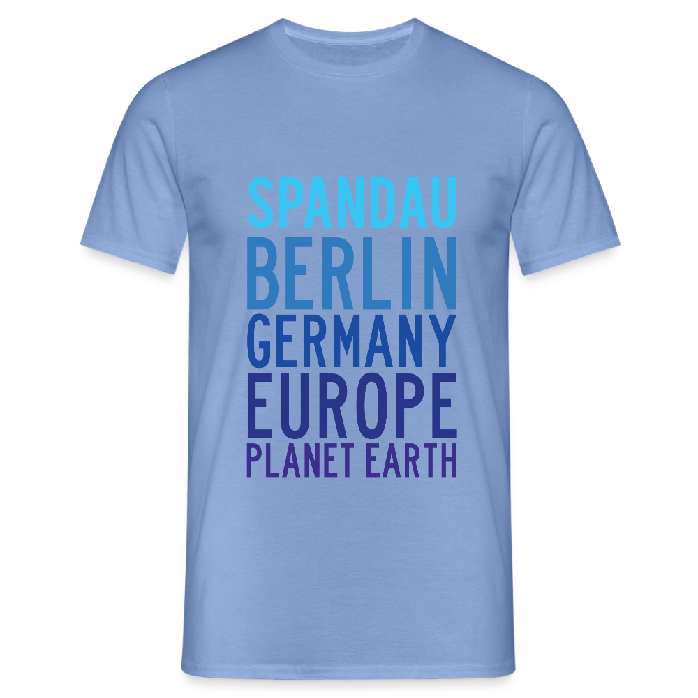 Spandau Planet Earth - Männer Premium T-Shirt - carolina blue