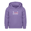Ick, die Kleene, mach dir Beene! - Kinder Hoodie - Lavendel