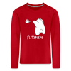 Flitzpiepe - Kinder Langarmshirt - Rot