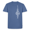 Fernsehturm der Noten - Männer Premium T-Shirt - Taubenblau