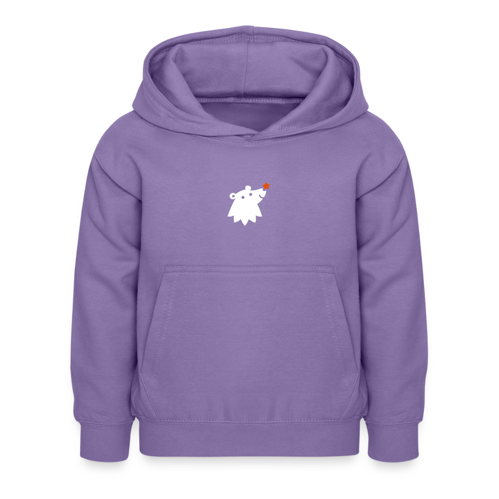 Schnauze Bär - Kinder Hoodie - Lavendel