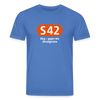 S42 - Unisex Bio T-Shirt - Achtsames Blau