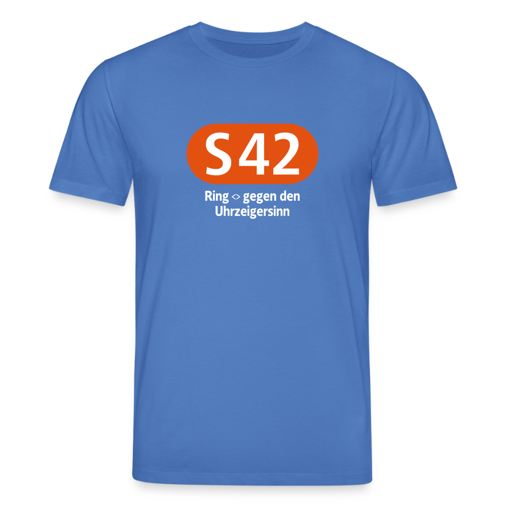 S42 - Unisex Bio T-Shirt - Achtsames Blau