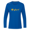 Wuschich! - Frauen Sport Langarmshirt - Royalblau