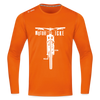 Motor icke - Männer Sport Langamshirt - Neonorange