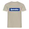 Spandau blau - Männer Premium T-Shirt - Sandbeige