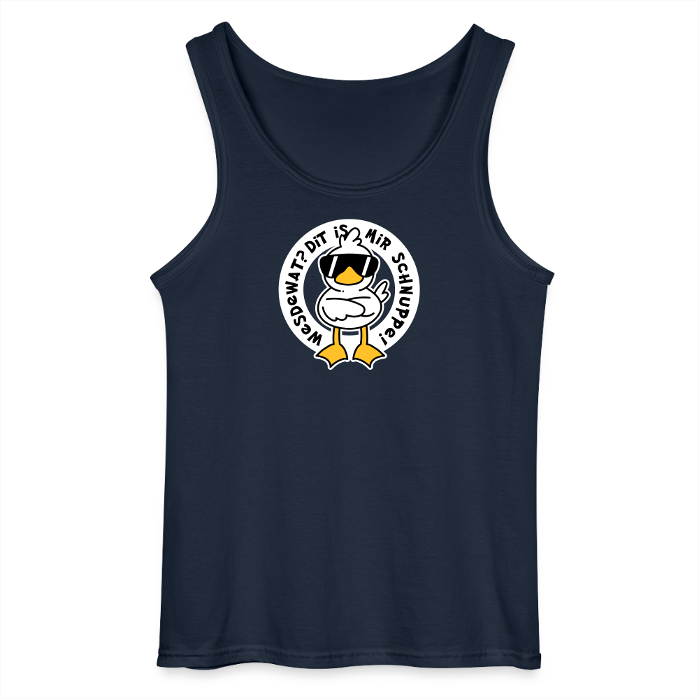 Wesdewat? - Männer Tank Top - Navy