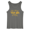 Jeh mah nich uffn Keks gelb - Männer Tank Top - Anthrazit