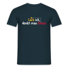 Lach ick, denkt man Böses - Männer Premium T-Shirt - Navy