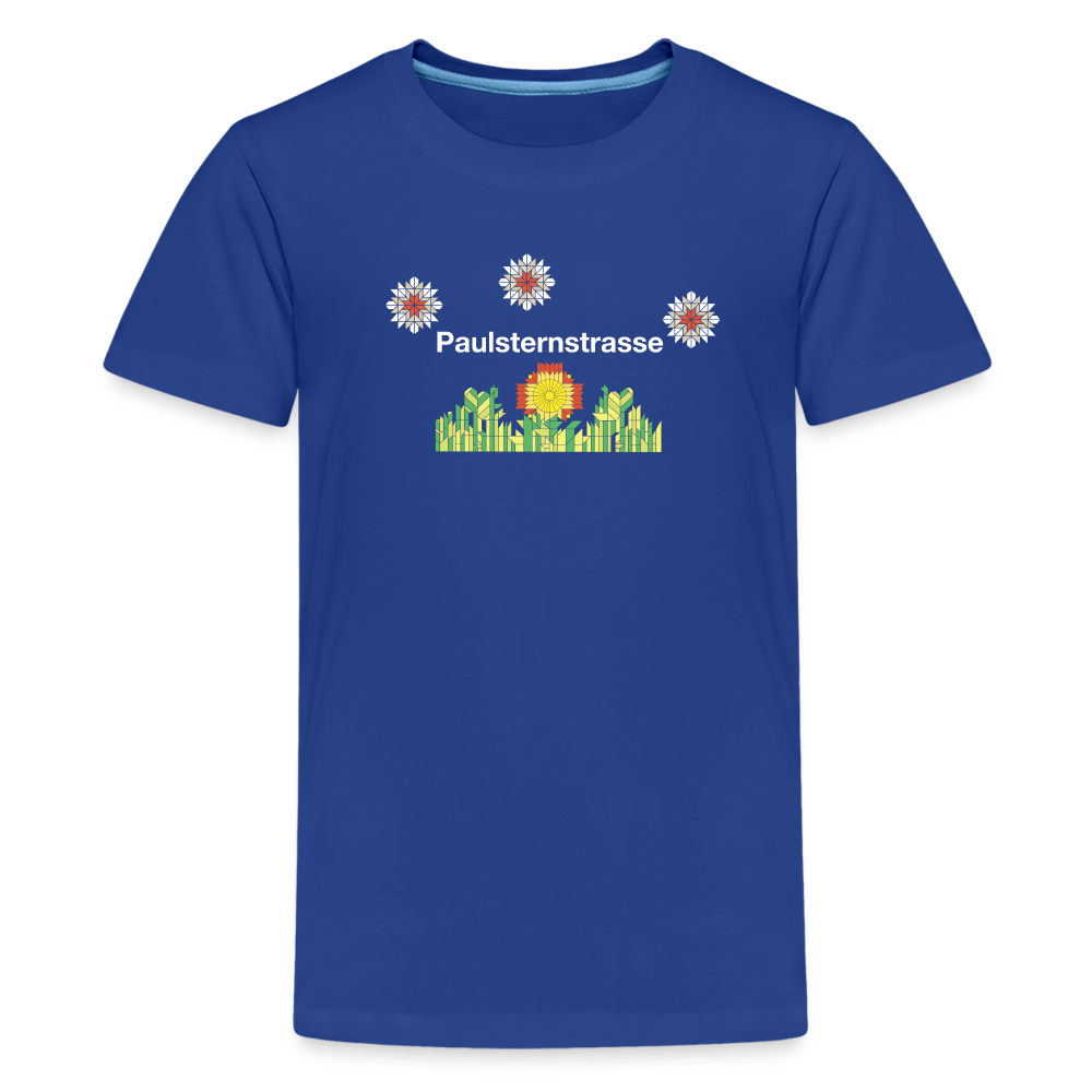 Paulsternstrasse - Teenager Premium T-Shirt - Königsblau