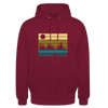 Krumme Lanke - Unisex Hoodie - Bordeaux