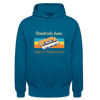 Friedrichshain Hippest Neighborhood - Unisex Hoodie - Tiefseeblau
