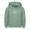 Dit is dufte - Kinder Hoodie - Graugrün