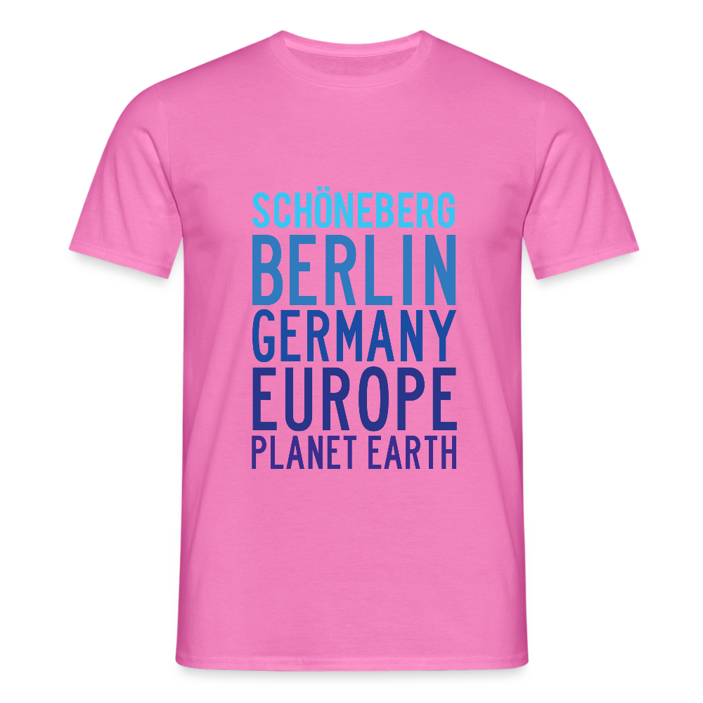 Schöneberg Planet Earth - Männer Premium T-Shirt - Pink