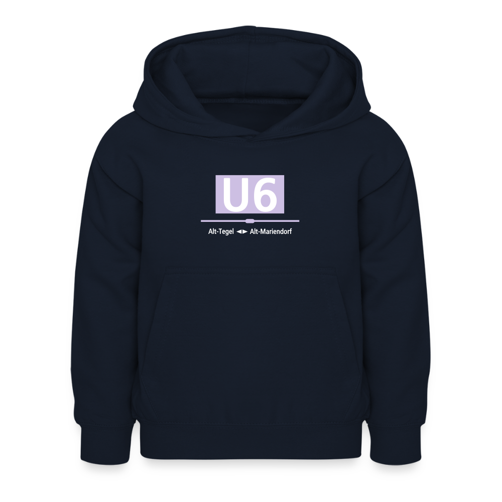 U6 - Kinder Premium Hoodie - Navy