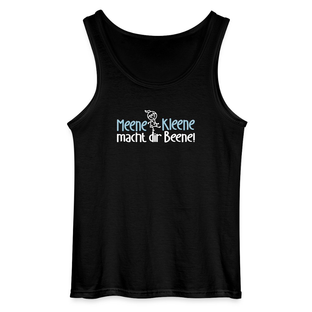 Meene Kleene macht dir Beene! - Männer Tank Top - Schwarz