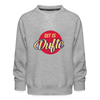 Dit Is Dufte - Kinder Premium Sweatshirt - Grau meliert