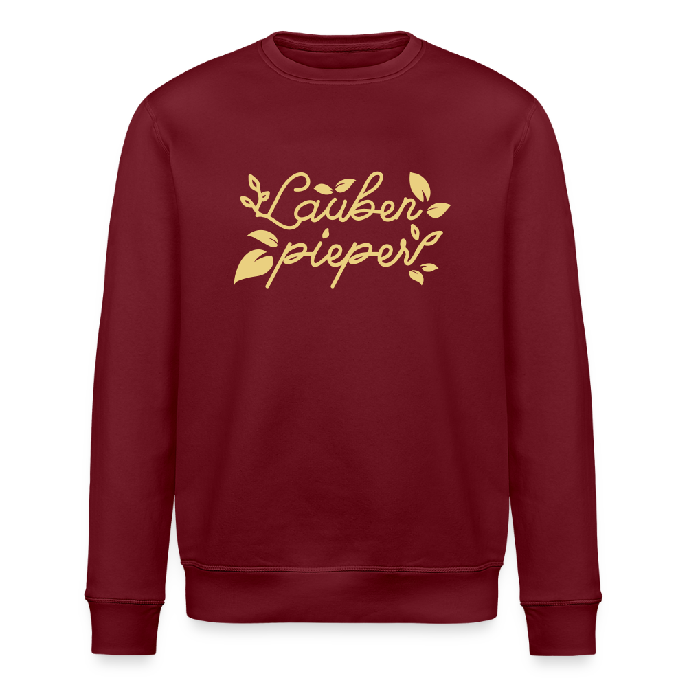Laubenpieper - Unisex Bio Sweatshirt - Burgunderrot