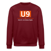 U9 - Unisex Bio Sweatshirt - Burgunderrot