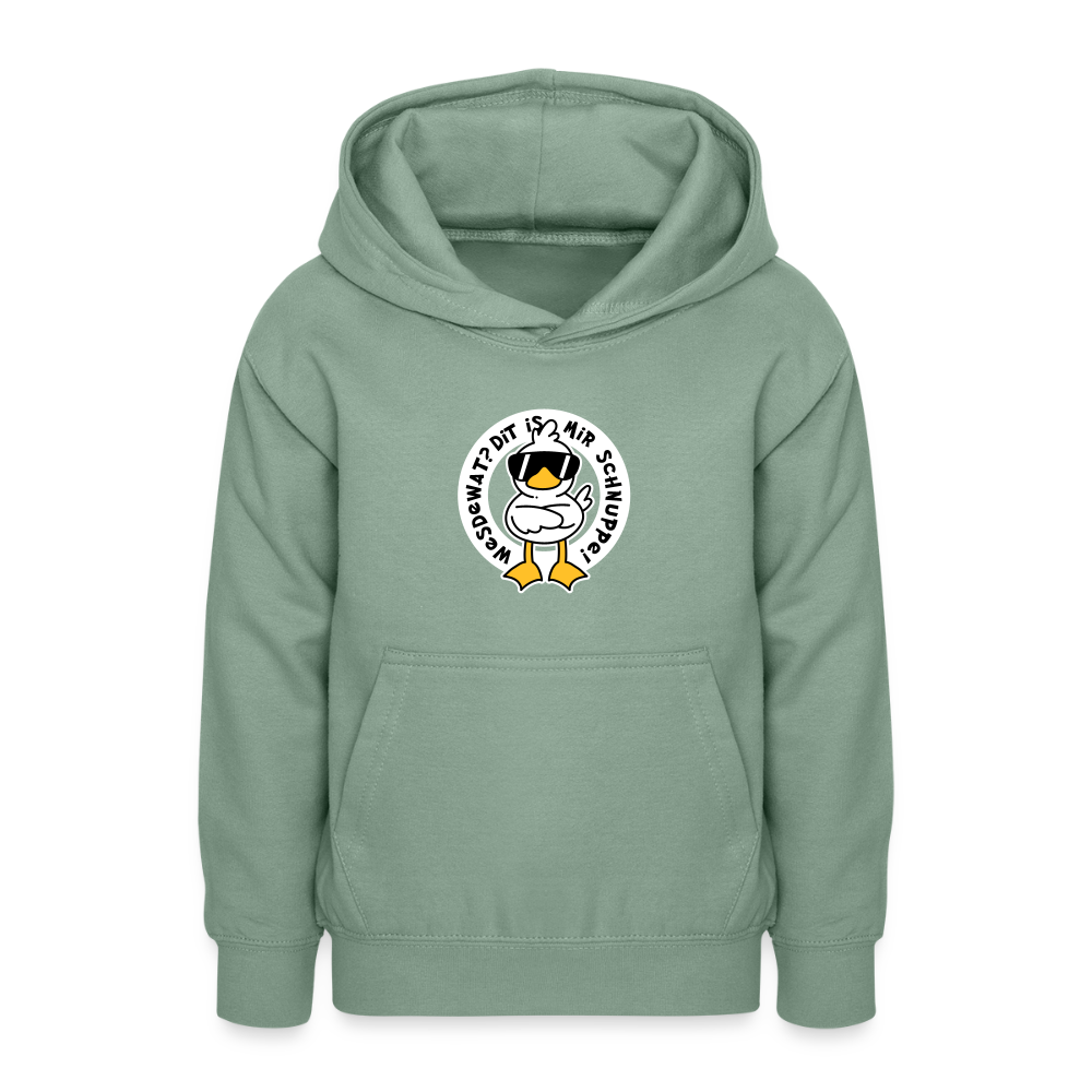 Wesdewat? - Teenager Hoodie - Graugrün