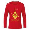 Berlin Stars - Frauen Sport Langarmshirt - Rot