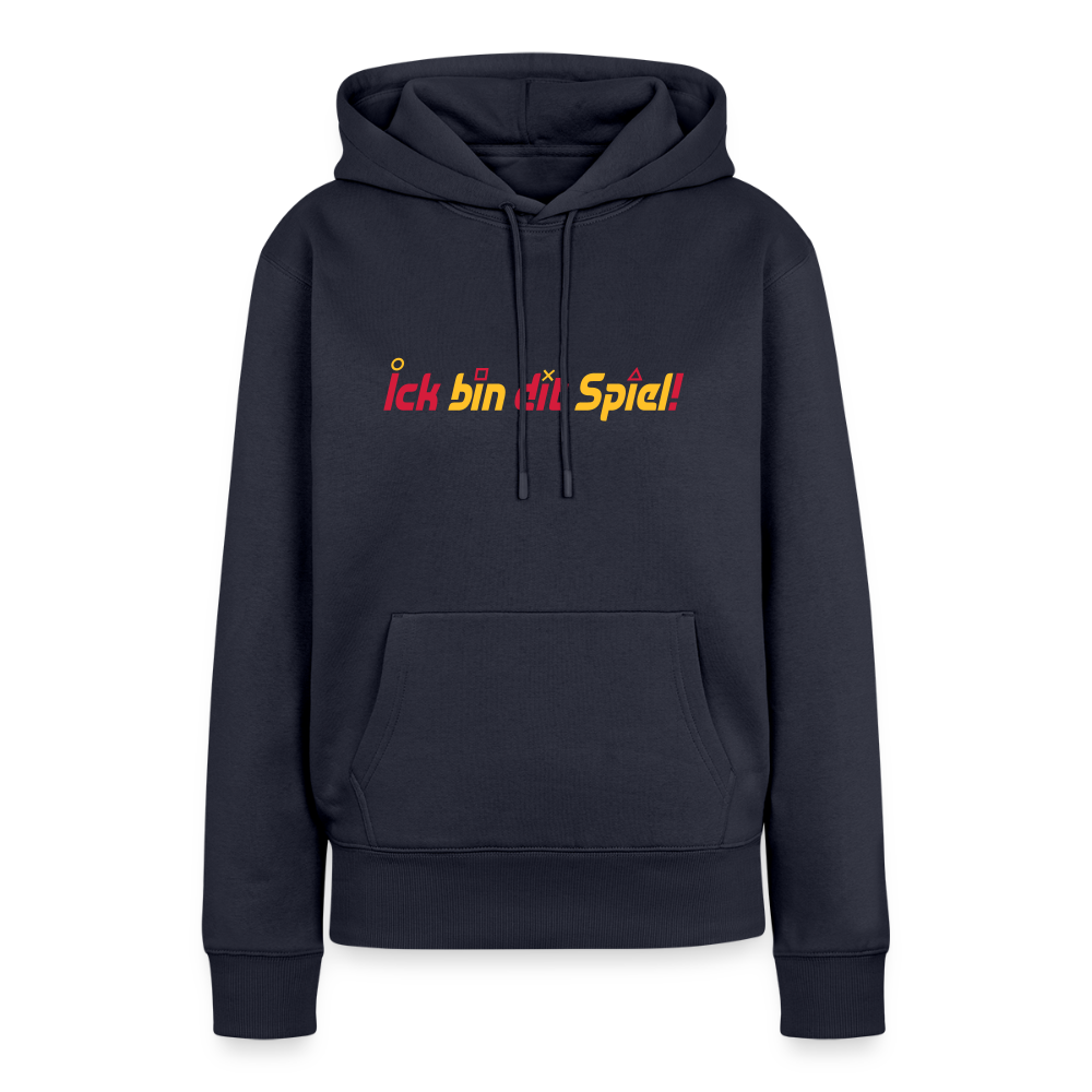 Ick bin dit Spiel! - Frauen Premium Hoodie - Navy