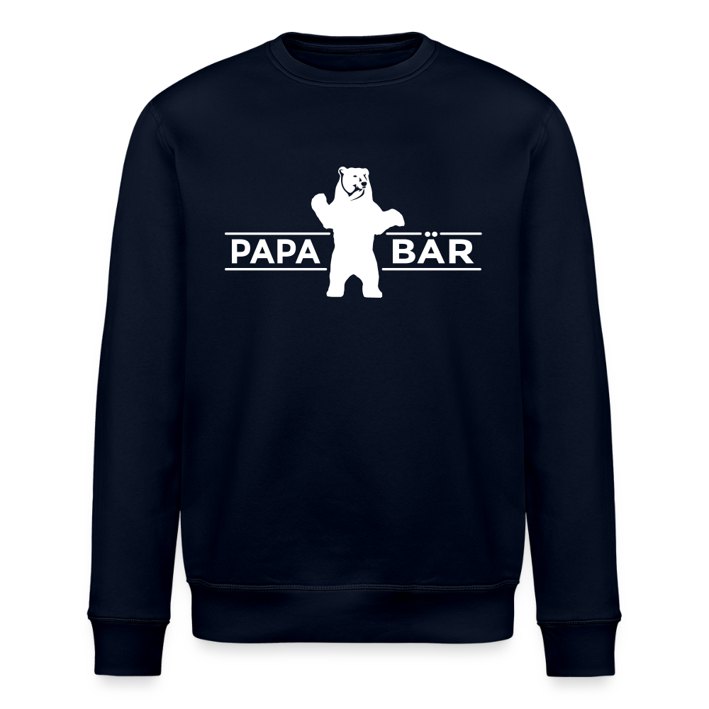 Papa Bär - Unisex Bio Sweatshirt - Navy