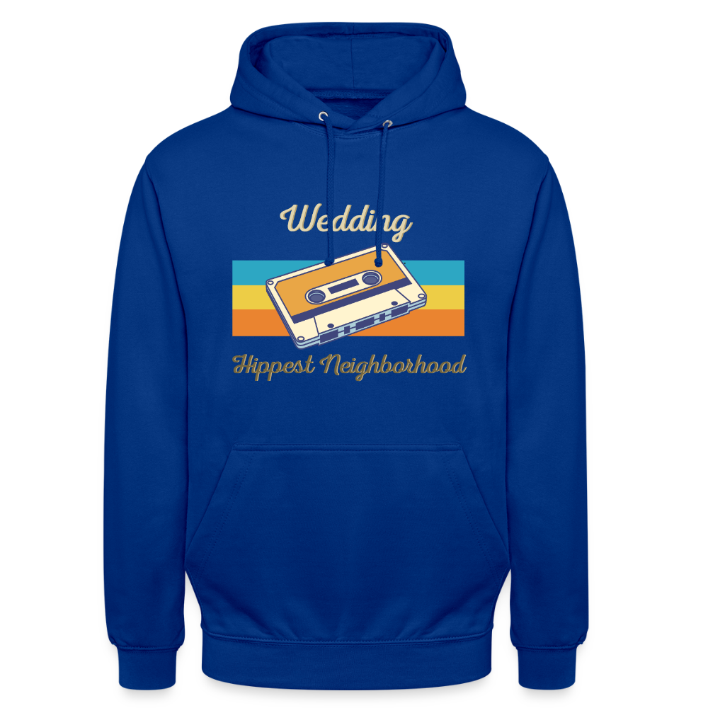 Wedding Hippest Neighborhood - Unisex Hoodie - Royalblau