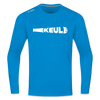 Keule - Männer Sport Langamshirt - Saphirblau