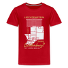 Liechtenstein oder Lichtenberg - Teenager Premium T-Shirt - Rot