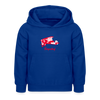 Tempelhof Flugzeug rot - Kinder Hoodie - Royalblau