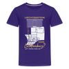 Liechtenstein oder Lichtenberg - Teenager Premium T-Shirt - Lila