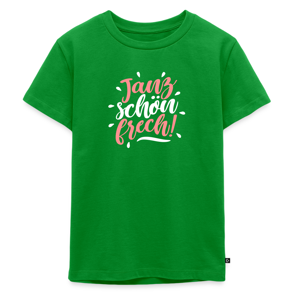 Janz schön frech! - Kinder Premium T-Shirt - Grün
