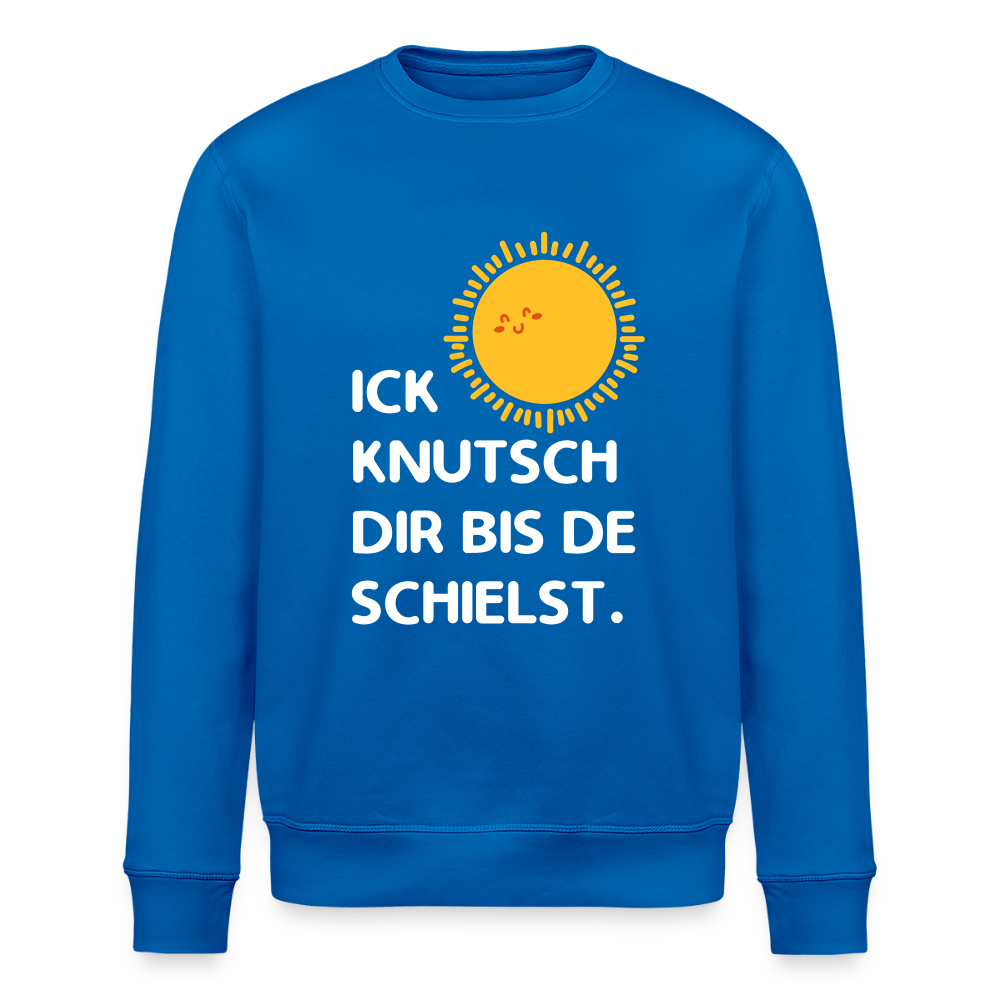 Ick knutsch dir Sonne! - Unisex Bio Sweatshirt - Königsblau