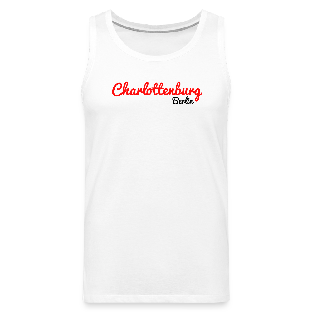 Charlottenburg Berlin - Männer Premium Tank Top - Weiß