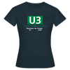 U3 - Frauen Premium T-Shirt - Navy