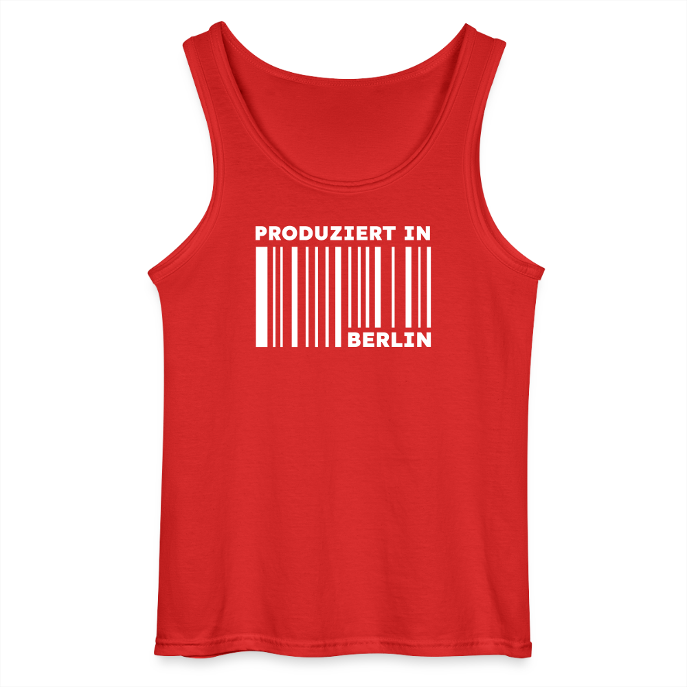 PRODUZIERT IN BERLIN - Männer Tank Top - Rot
