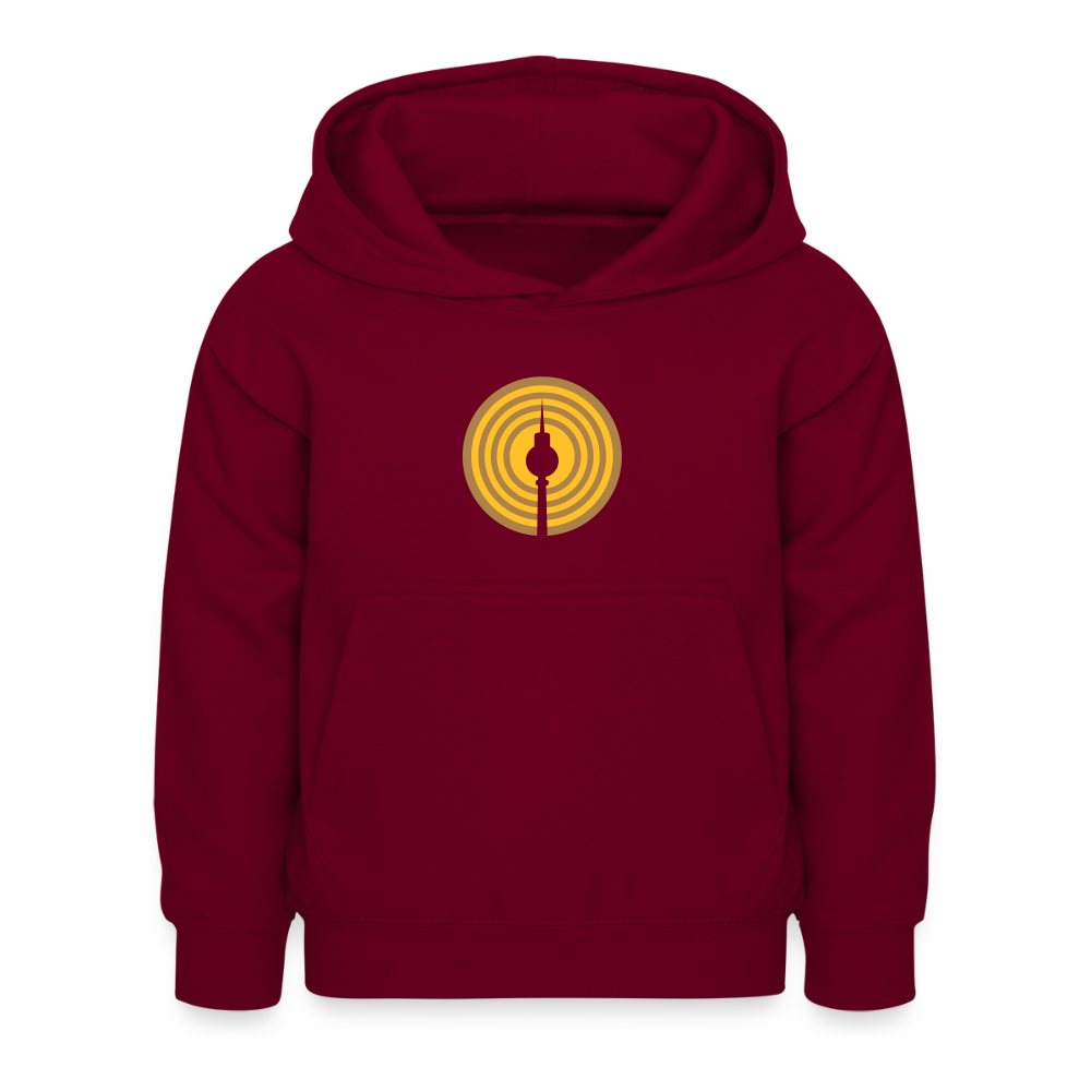 Berlin im Fokus - Kinder Hoodie - Bordeaux