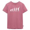 Evolution - Kinder Premium T-Shirt - Mauve