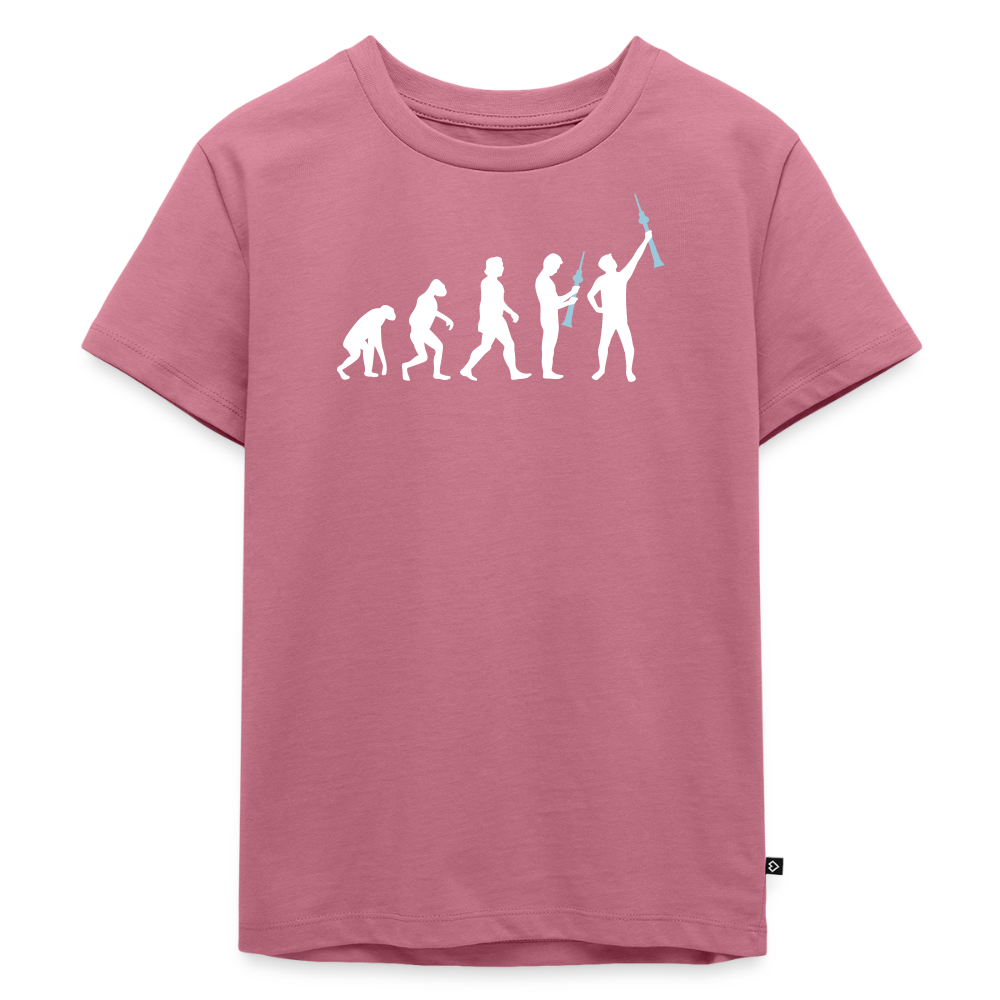 Evolution - Kinder Premium T-Shirt - Mauve