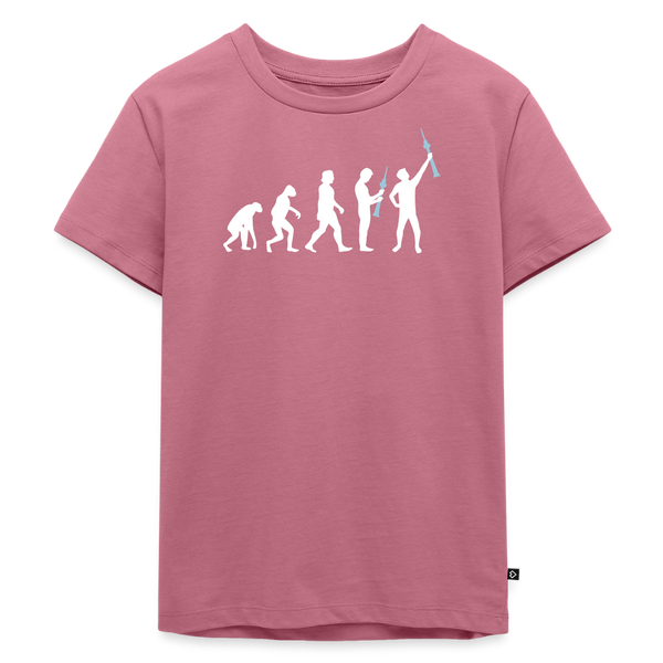 Evolution - Kinder Premium T-Shirt - Mauve